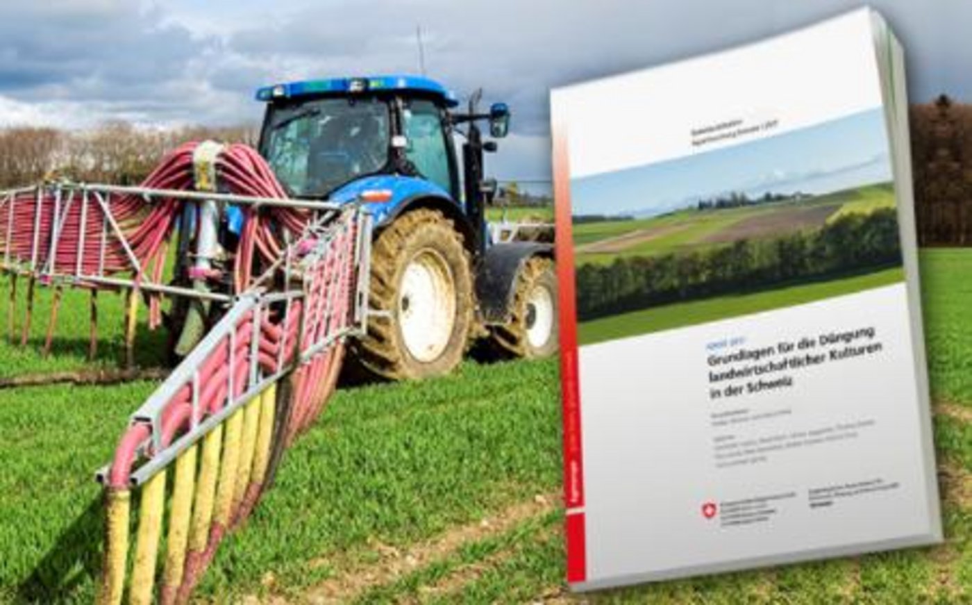Die GRUD 2017 enthält erstmals das aktuelle Düngungs- und Pflanzenernährungswissen für alle in der Schweiz angebauten Kulturen: Ackerbau, Futterbau und verschiedene Spezialkulturen. (Screenshot Agroscope)