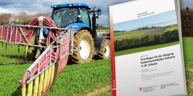 Die GRUD 2017 enthält erstmals das aktuelle Düngungs- und Pflanzenernährungswissen für alle in der Schweiz angebauten Kulturen: Ackerbau, Futterbau und verschiedene Spezialkulturen. (Screenshot Agroscope)