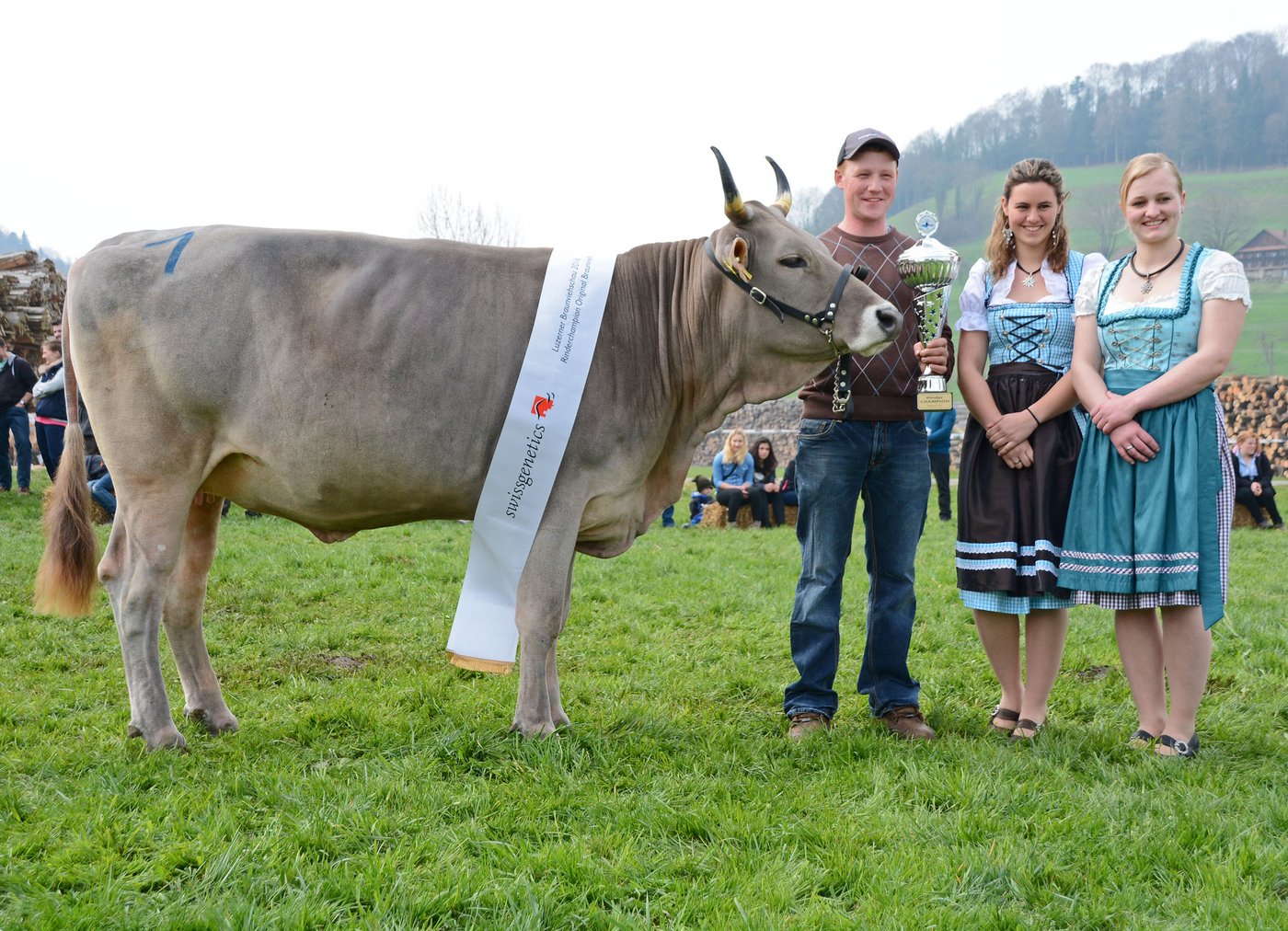 OB Rinder Champion Köbi Bonita, Hans Trüb, Entlebuch.