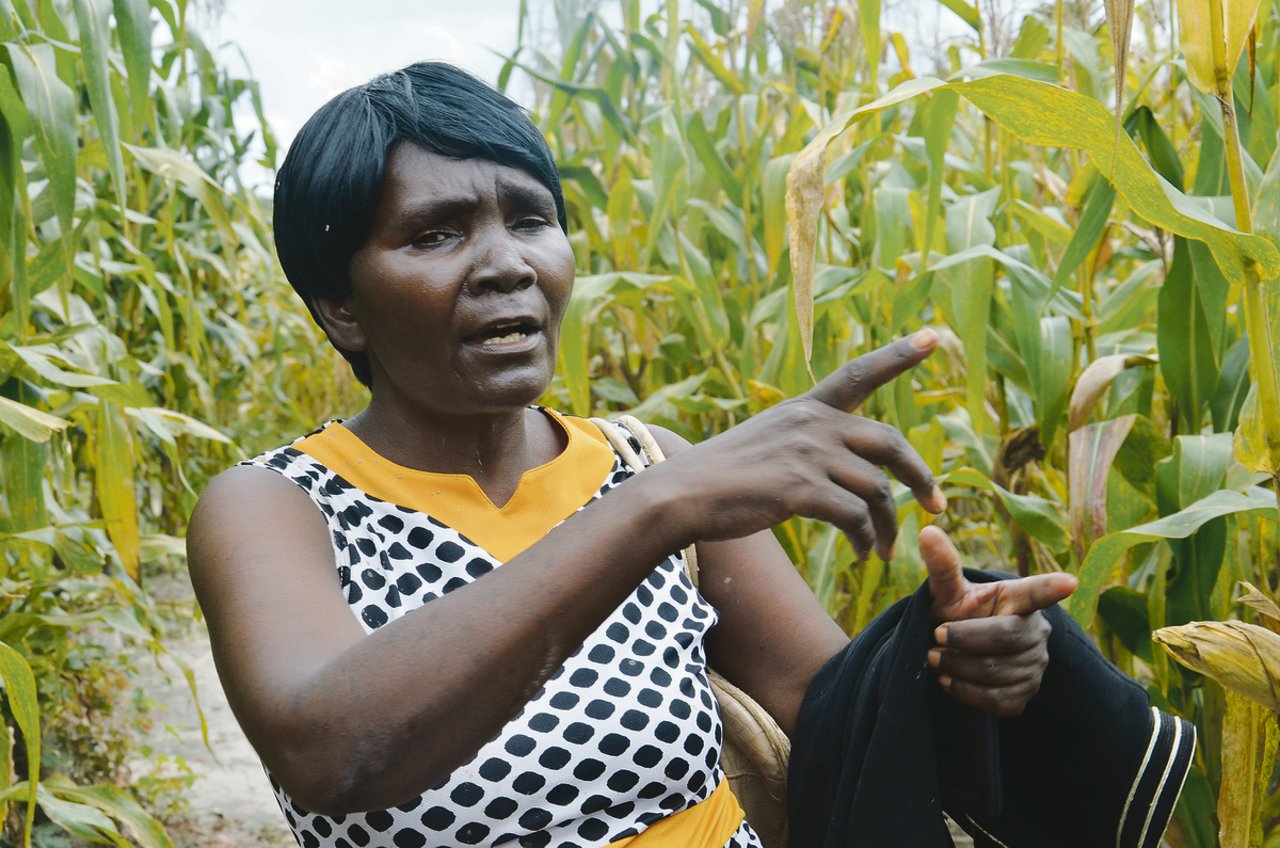 «Es ist besser, Menschen zu befähigen, sich selbst zu helfen», sagt Agnes Ndililwa, die heute 400 ha Land besitzt. 