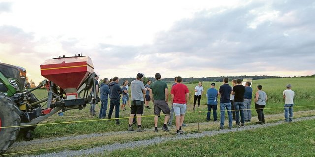 Mais-Themen an der BBZN-Flurbegehung vergangene Woche.