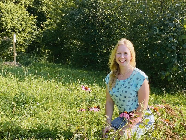 Als Miss Bern will sie sich mit Fachwissen für die Landwirtschaft einsetzen Wendy McGarrie ist eine lebenslustige, zielstrebige Frau, die weiss, was sie will. Bei ihrer Kandidatur für den Titel der Miss Bern setzt die angehende Agronomin auf ihre Offenheit und Authentizität. (Bild BauZ/ Livio Janett)