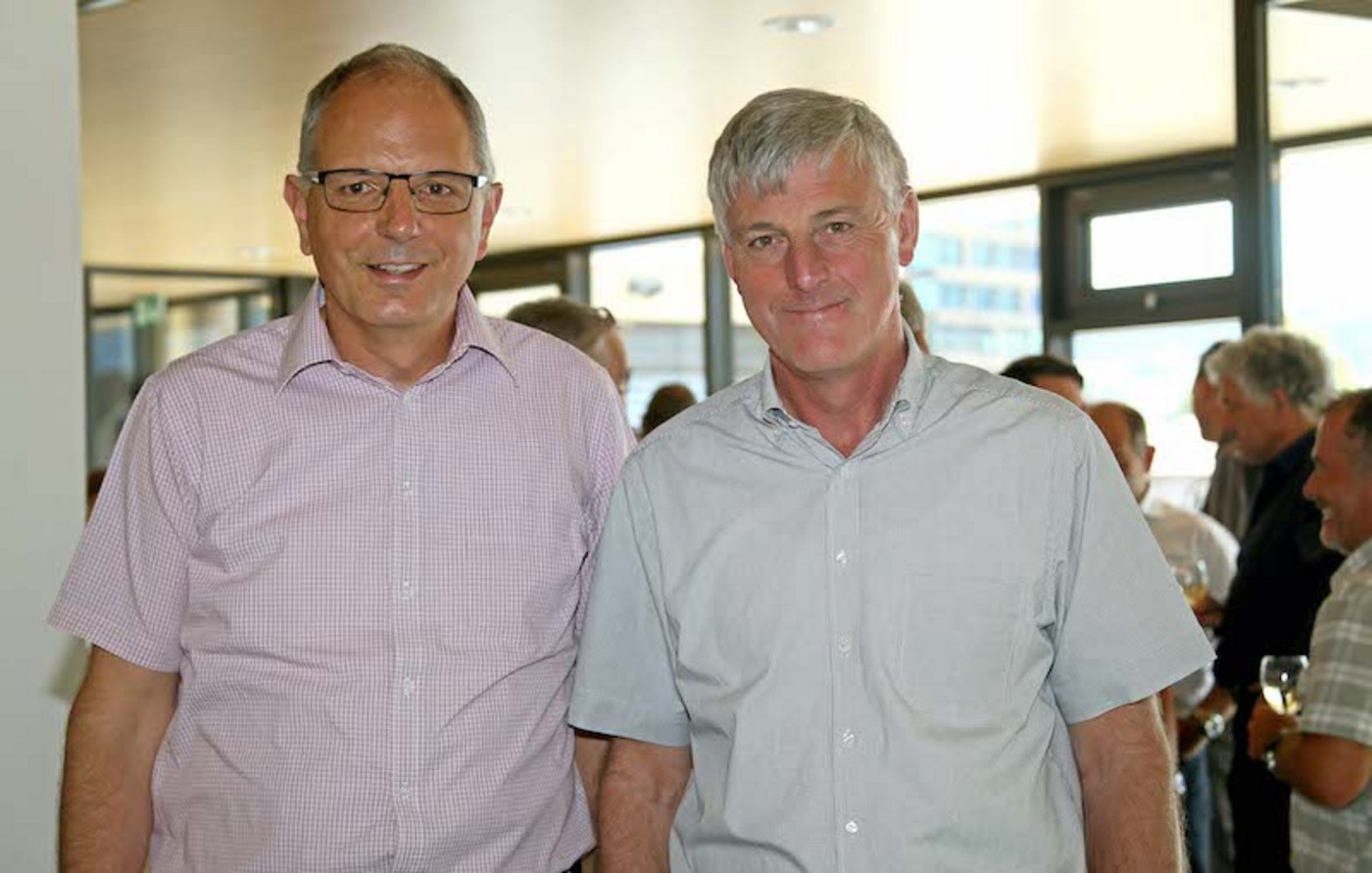 Verwaltungsratspräsident Lucas Casanova und Geschäftsführer Jürg Moll orientierten über das Geschäftsjahr der Qualitas AG.