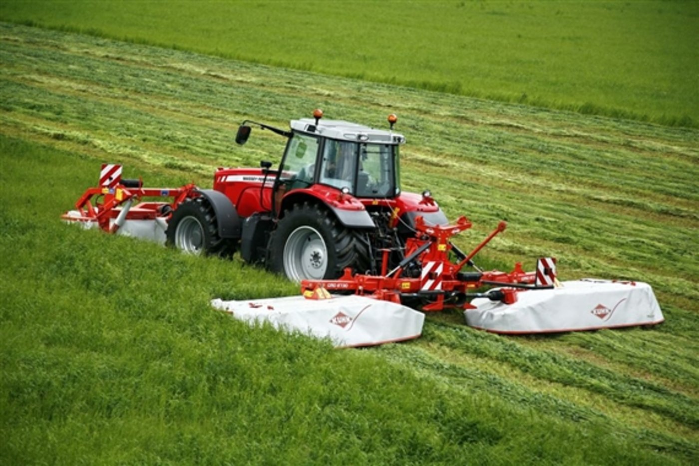 Die Nachfrage nach Landtechnik der Marke Kuhn war gut, davon profitiert Bucher Industries. (Bild zVg)