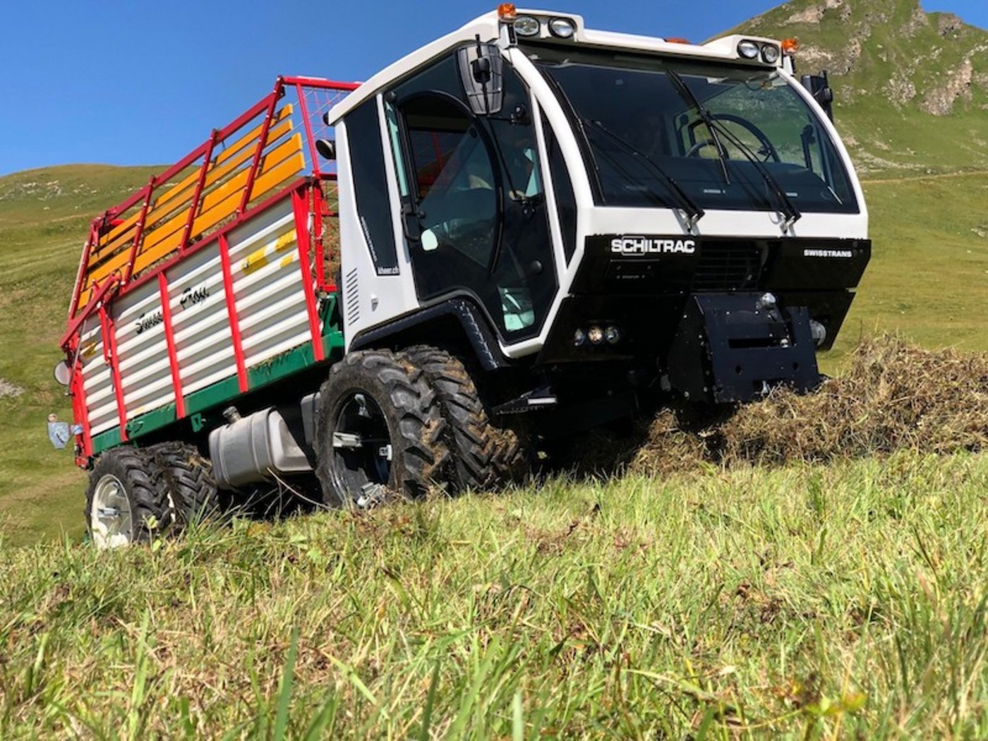 Den Schiltrac Swisstrans hätte man heuer an der Agrimesse zu sehen bekommen – einfachste Bedienung bei maximaler Nutzlast und 175 PS bei geringstem Bodendruck. (Bild Schiltrac)