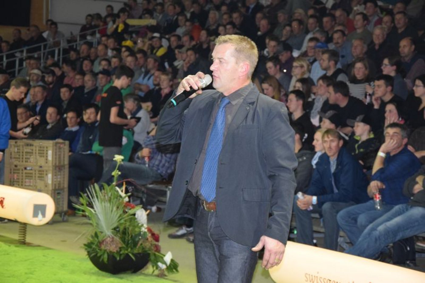 Im Stall von Richter Simon Brügger stehen eigentlich Holsteinkühe, aber er zeigte sich überwältigt von der Qualität der Braunen an der Swiss Classic.