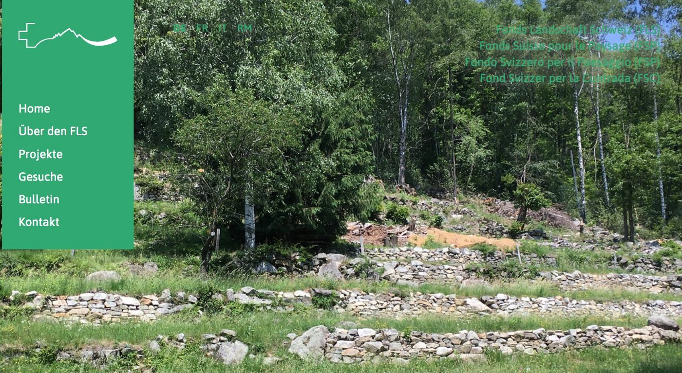 Der Fonds Landwirtschaft Schweiz unterstützt verschiedene Projekte zurEerhaltung der Kulturlandschaft in der Schweiz, wie hier die Terrassenlandschaft in Mergosicia TI. (Bild Screenshot fls-fsp.ch)