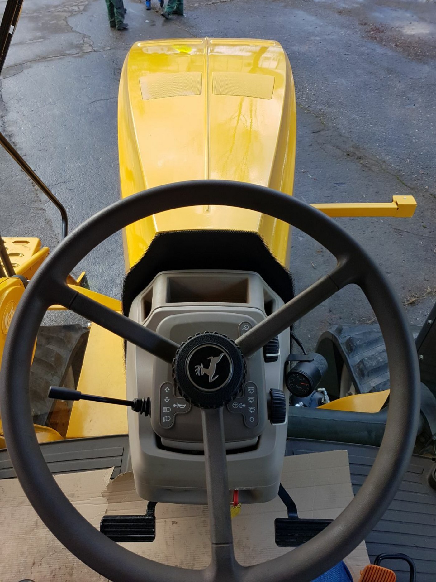 Sicht aus der Kabine. (Bild Beat Schmid)