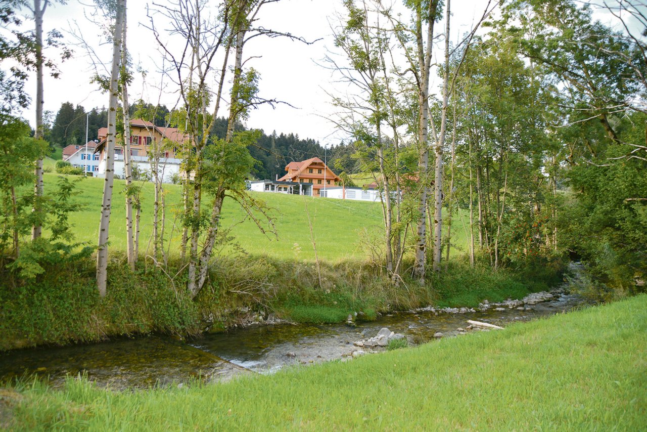 Wissemme beim Xanderheim in Escholzmatt. Der Bach ist als Grossgewässer ausgeschieden und soll gemäss Plänen hier mit einem über 50 Meter breiten Gewässerraum versehen werden.(Bild sh)