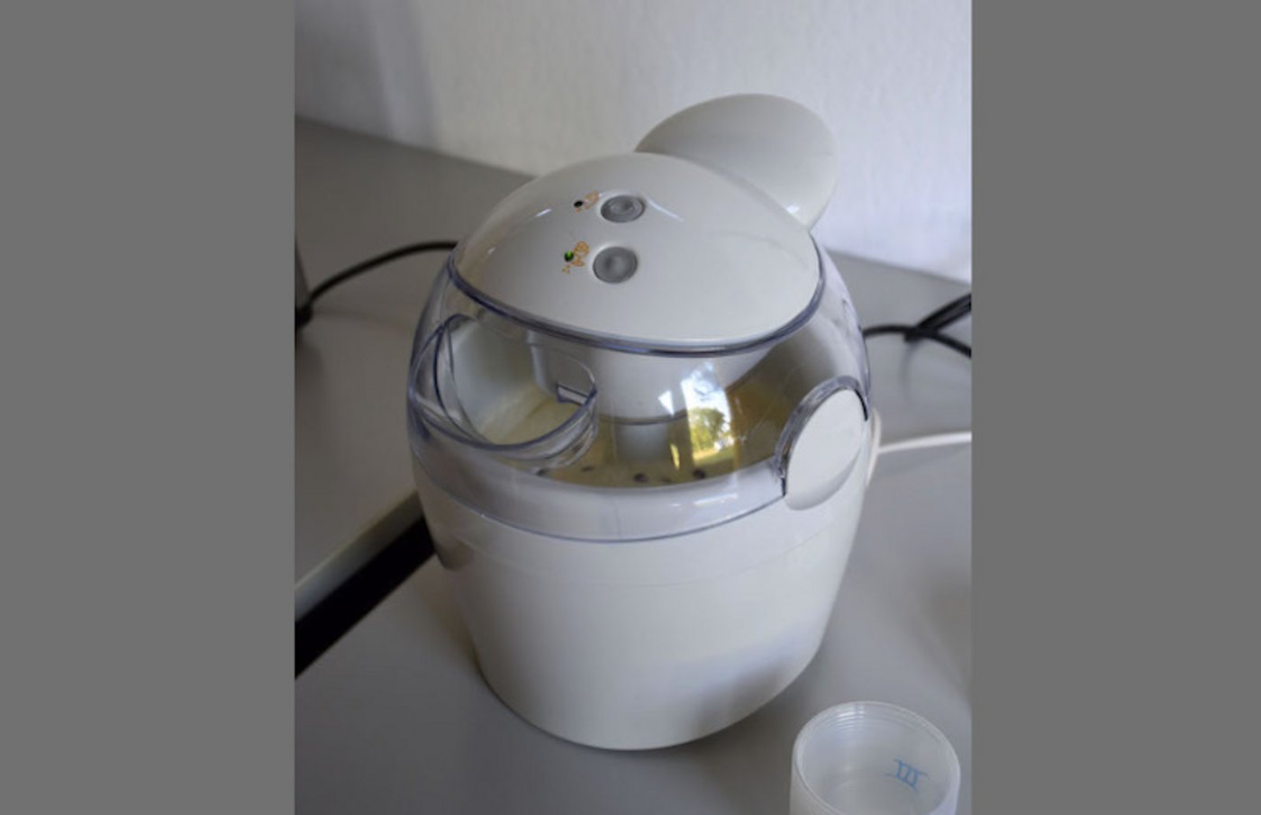 Die andere Test-Siegerin war die Phillips Cucina. Sie kühlt mit einem mit Kühlelement.