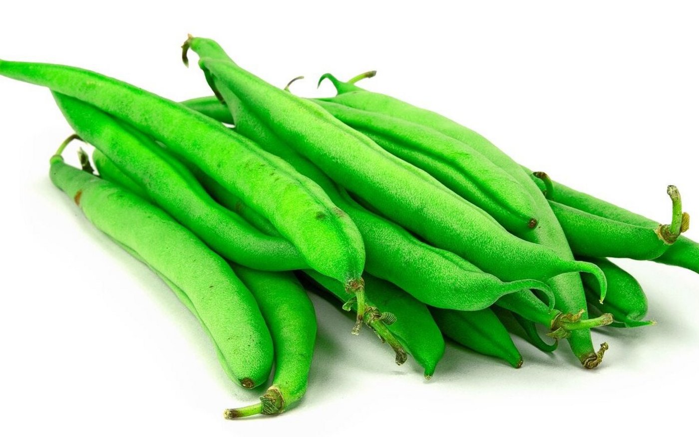 Buschbohnen erntet man am besten so lange sie noch zart sind.