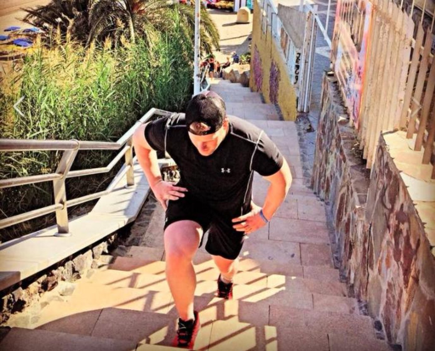 Der Schwingerkönig auf dem Weg zurück, hier im Trainingscamp auf Gran Canaria. (Bild matthiasglarner.ch)