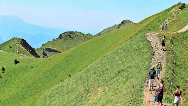 Schwyzer Alp- und Wildheuergebiete wie der Stoos sind bei Touristen beliebt. Eine Besucherlenkung ist wichtig. 