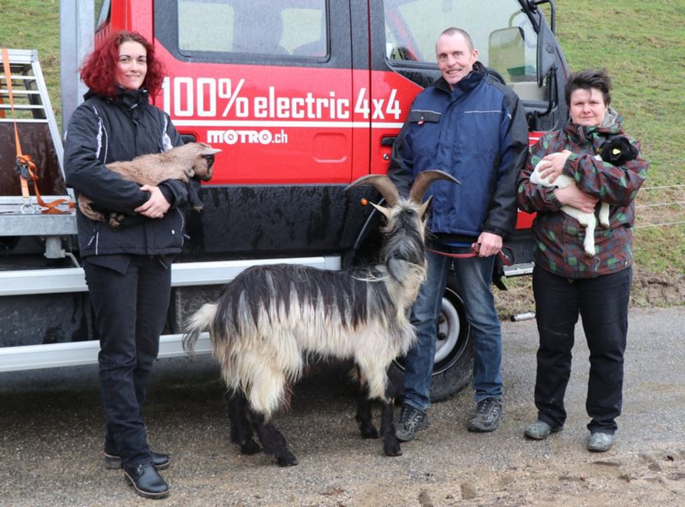 Betriebsgemeinschaft aufgrund eines Schicksalsschlags: Lyliya Sutter mit Joachim und Renate Wiesner (v.l.). (Bilder lid/as)