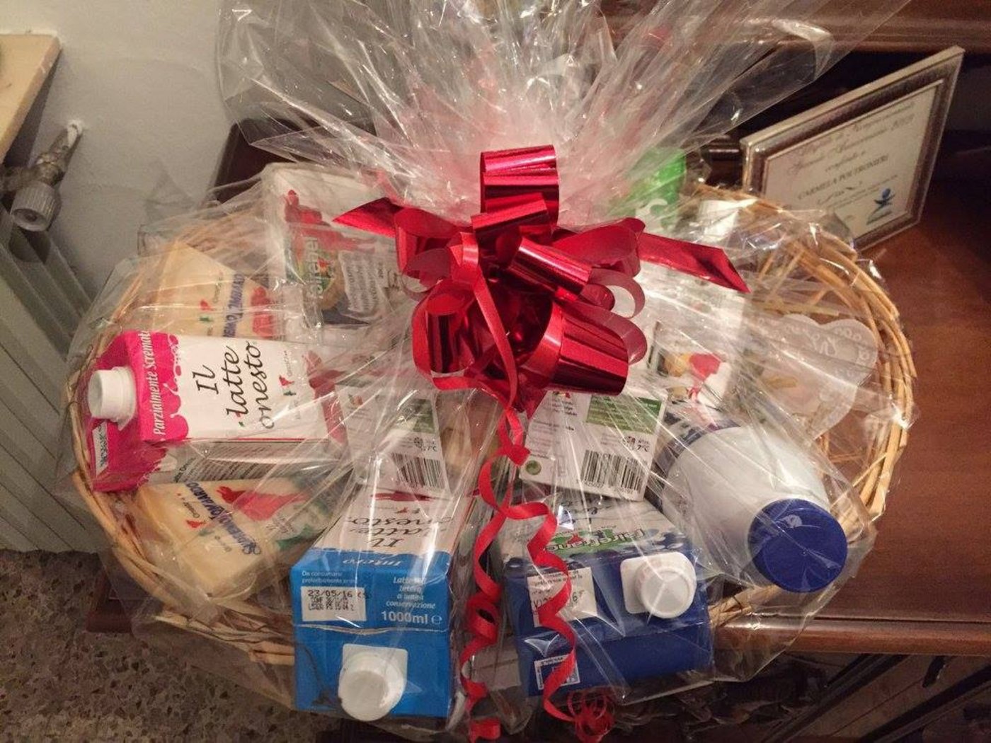 Das Geschenk für den Papst. 