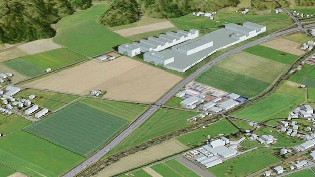 Das vorgesehene SAG- Das vorgesehene SAG-Areal bei Reiden auf besten FFF-Böden (oben) soll vor allem für die Produktion von Dämmstoffen genutzt werden.