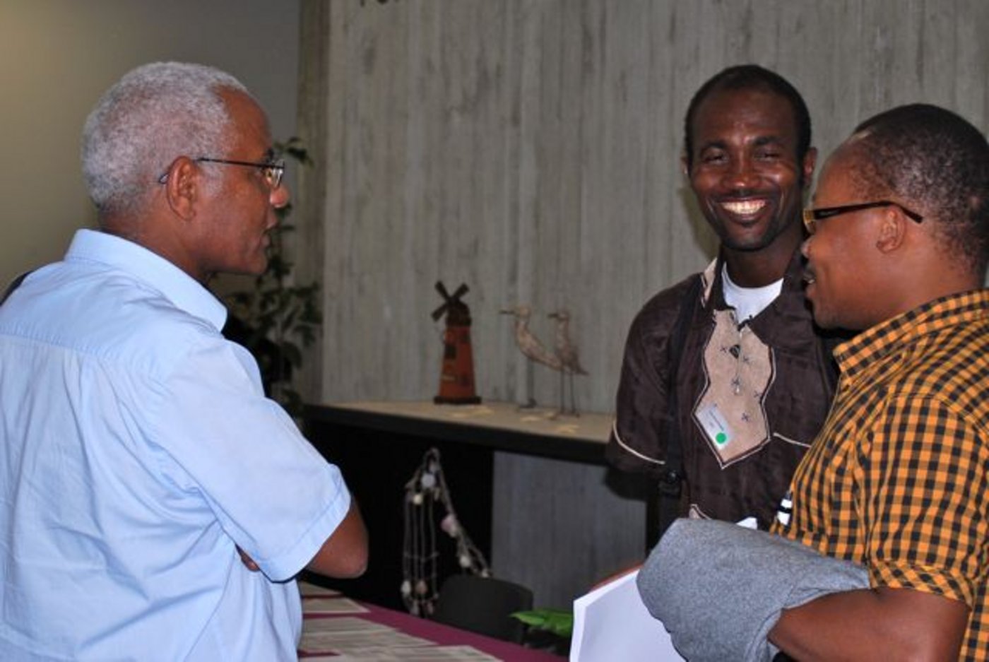 ... oder für angeregte Diskussionen genutzt. (Bild: hja)