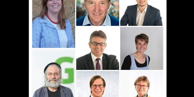 9 von 15 bäuerlichen Kantonsräten und Kantonsrätinnen. (Bilder zVg)
