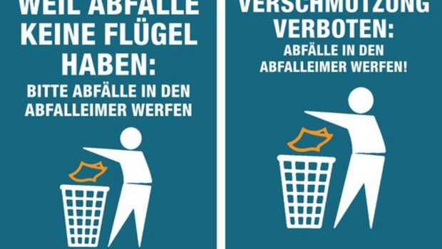 Das Plakat links wirkt gemäss IGSU besser als das rechts. (Bild: zVg)