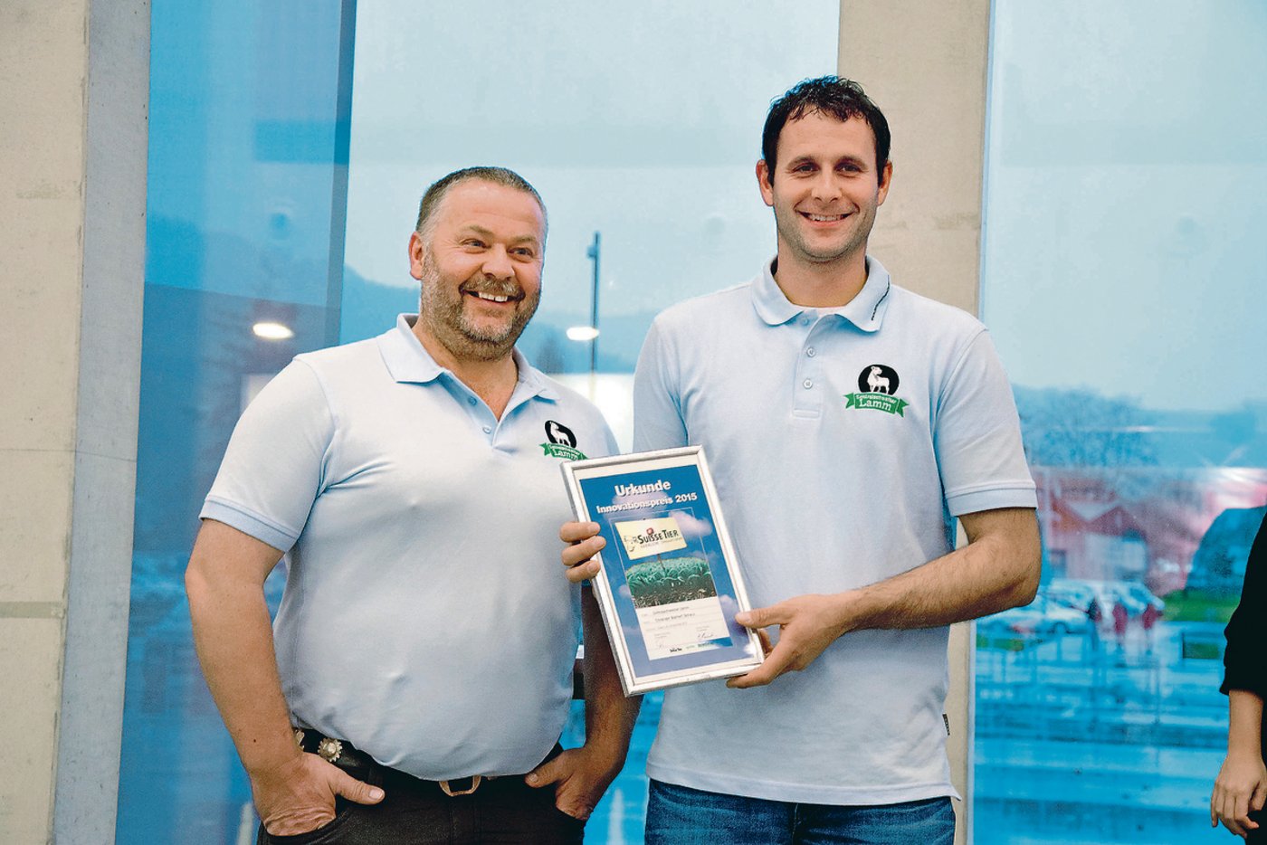 Ernst Vogel und Christoph Bamert (rechts).(Bild die grüne)