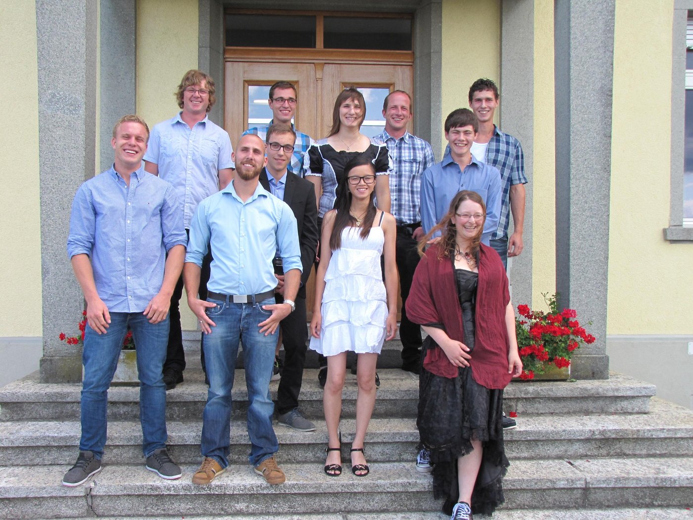 Michael Dörig, Mauro Federspiel, Lukas Birrer, Kevin Robert, Marco Scheurer, Fränzi Schäppi, Julia Tran, Thomas Zehnder, Niclas Böddener, Fabienne Frangi, Silvan Rutishauser. (Bild Aviforum)