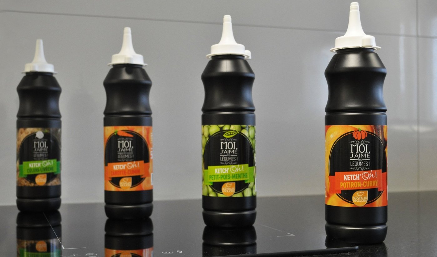 Idhéa stellt zum Beispiel verschiedene Gemüse-Ketchups her. (Bild idhea.fr)