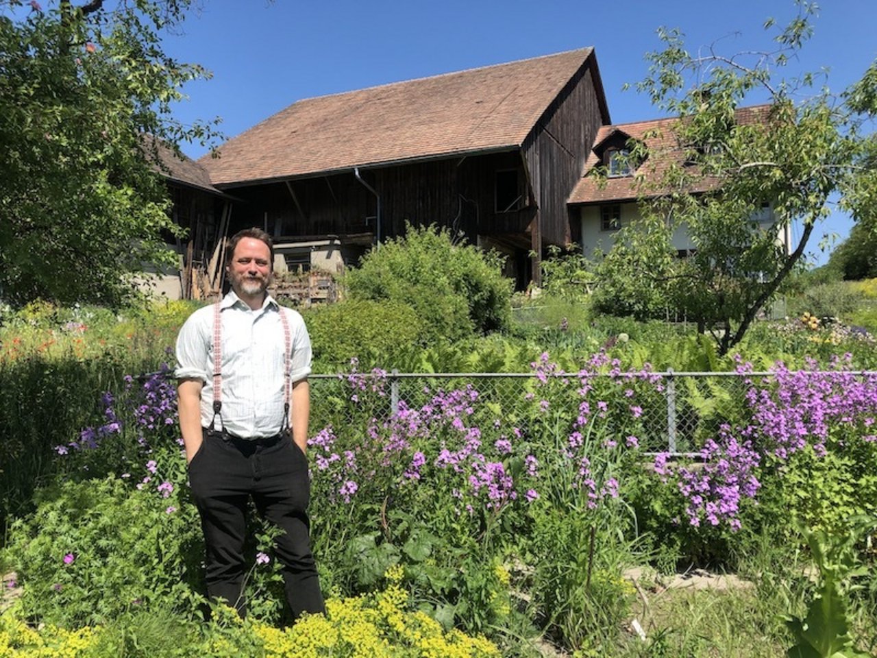 Sander Kunz im grossen Garten.