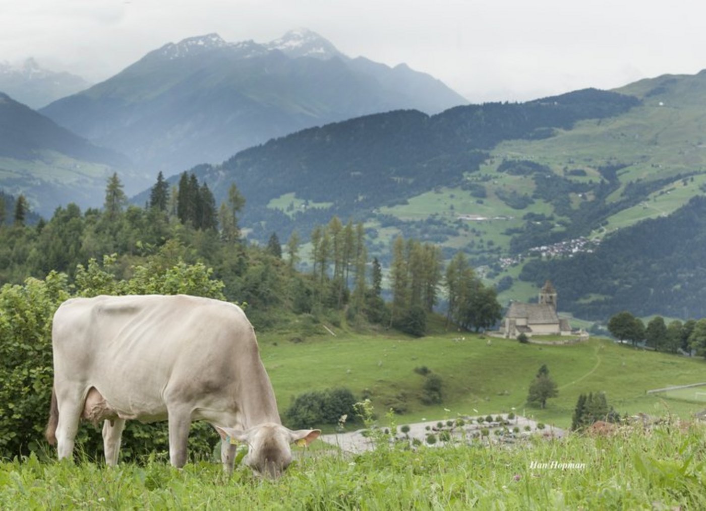 Elisa vor beeindruckender Kulisse. (Bild Han Hopman)