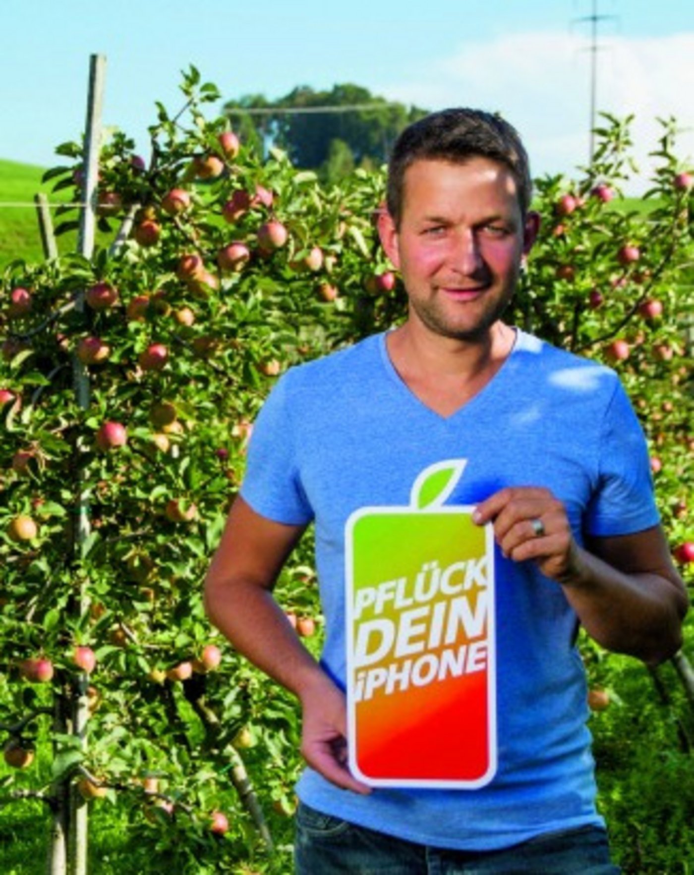 Freut sich auf helfende Hände: Obstproduzent Beat Beerli. (Bild: zVg)