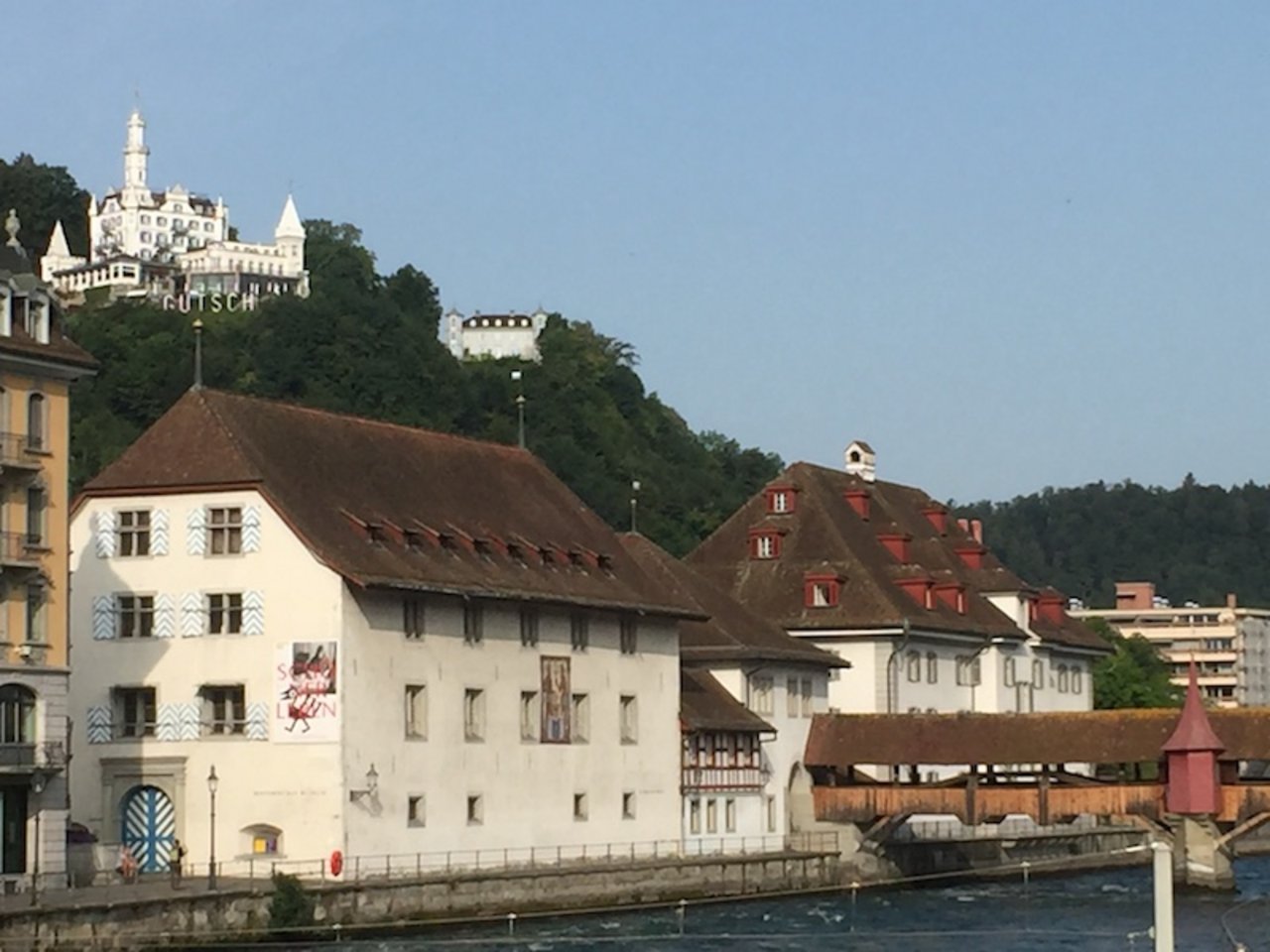 Die heutigen Gebäude des Natur- und des Historischen Museums Luzern. (Bild Kanton Luzern)