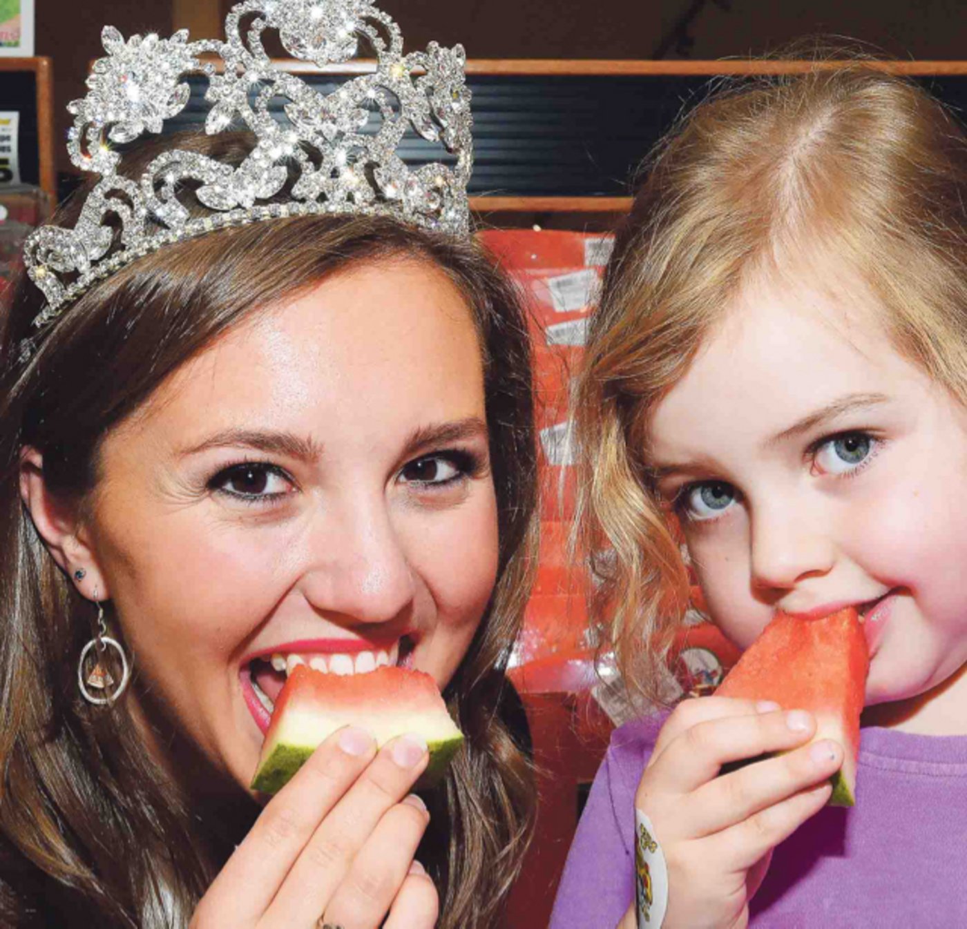  Die amtierende Melonen-Königin aus den USA heisst Emily Brown.