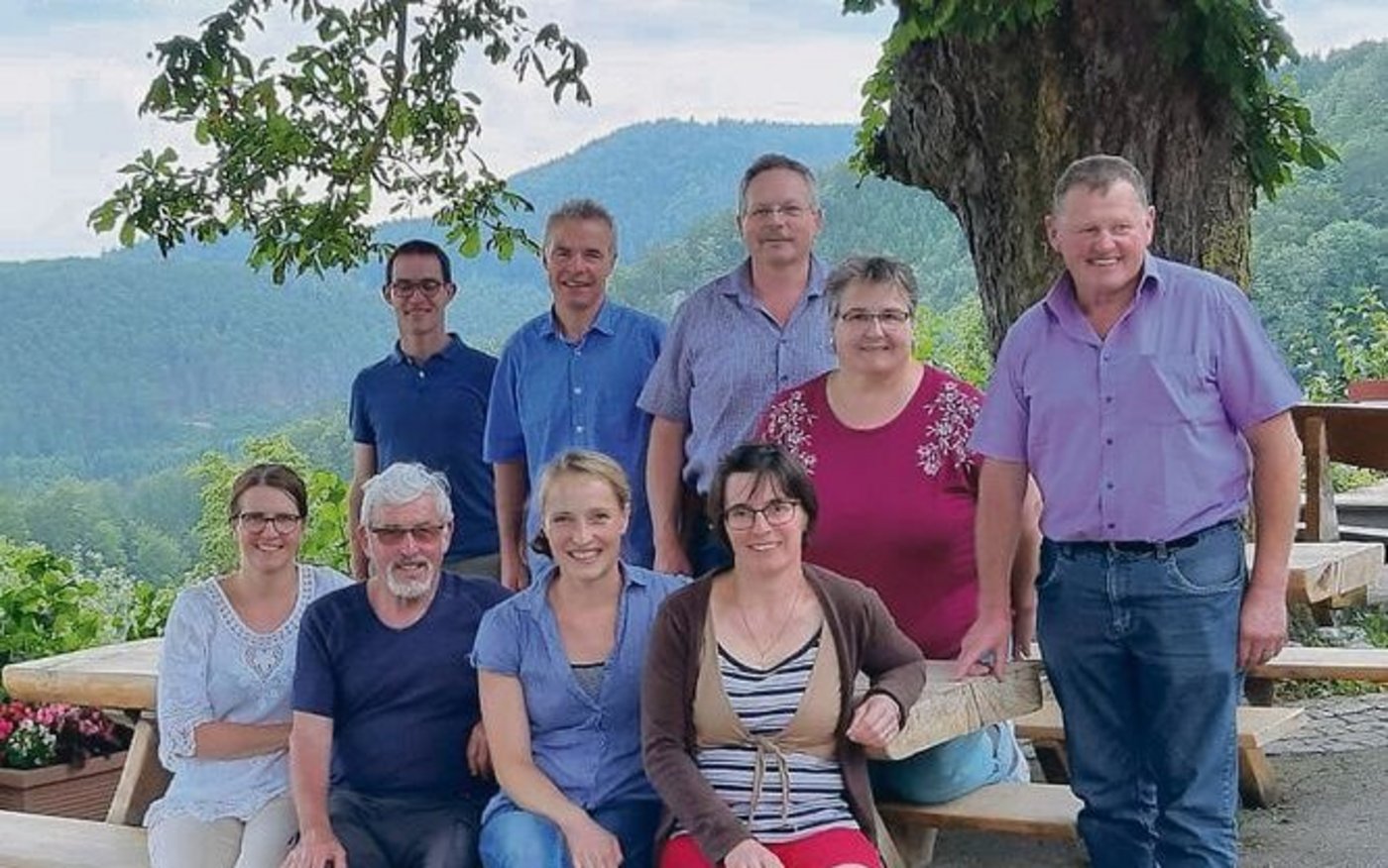 Der SKBV-Vorstand im Jubiläumsjahr mit Präsidentin Kathrin Meyer (sitzend, 3. v. l.).