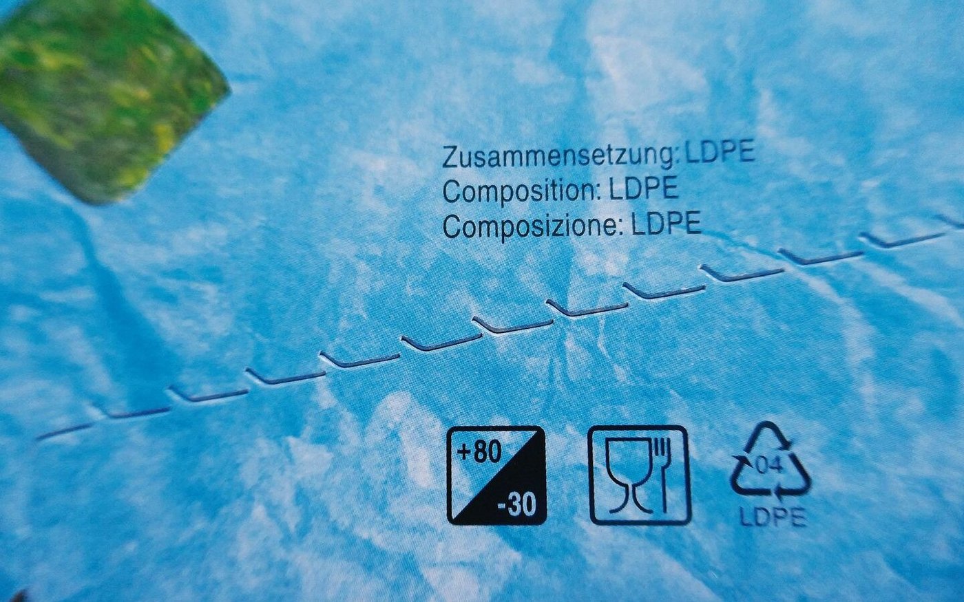 Wichtig bei Verpackungsmaterial aus Kunststoff ist, die Kennzeichnung zu beachten. 