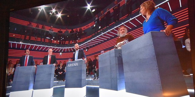 Die Hornkuh-Initiative war das Thema der Abstimmungs-Arena vom Freitagabend. (Bild sdm)