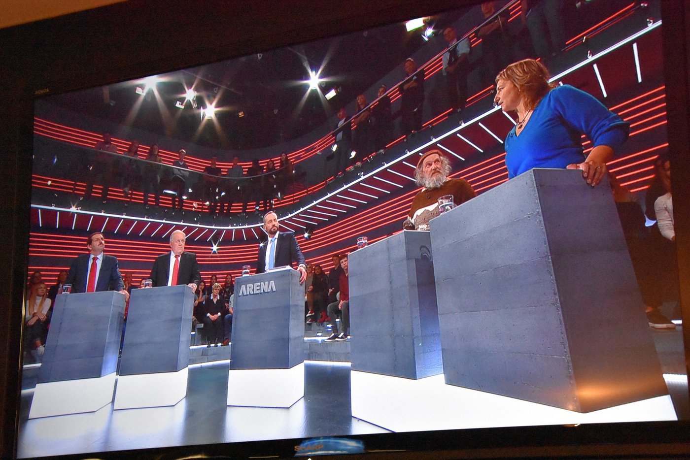 Die Hornkuh-Initiative war das Thema der Abstimmungs-Arena vom Freitagabend. (Bild sdm)