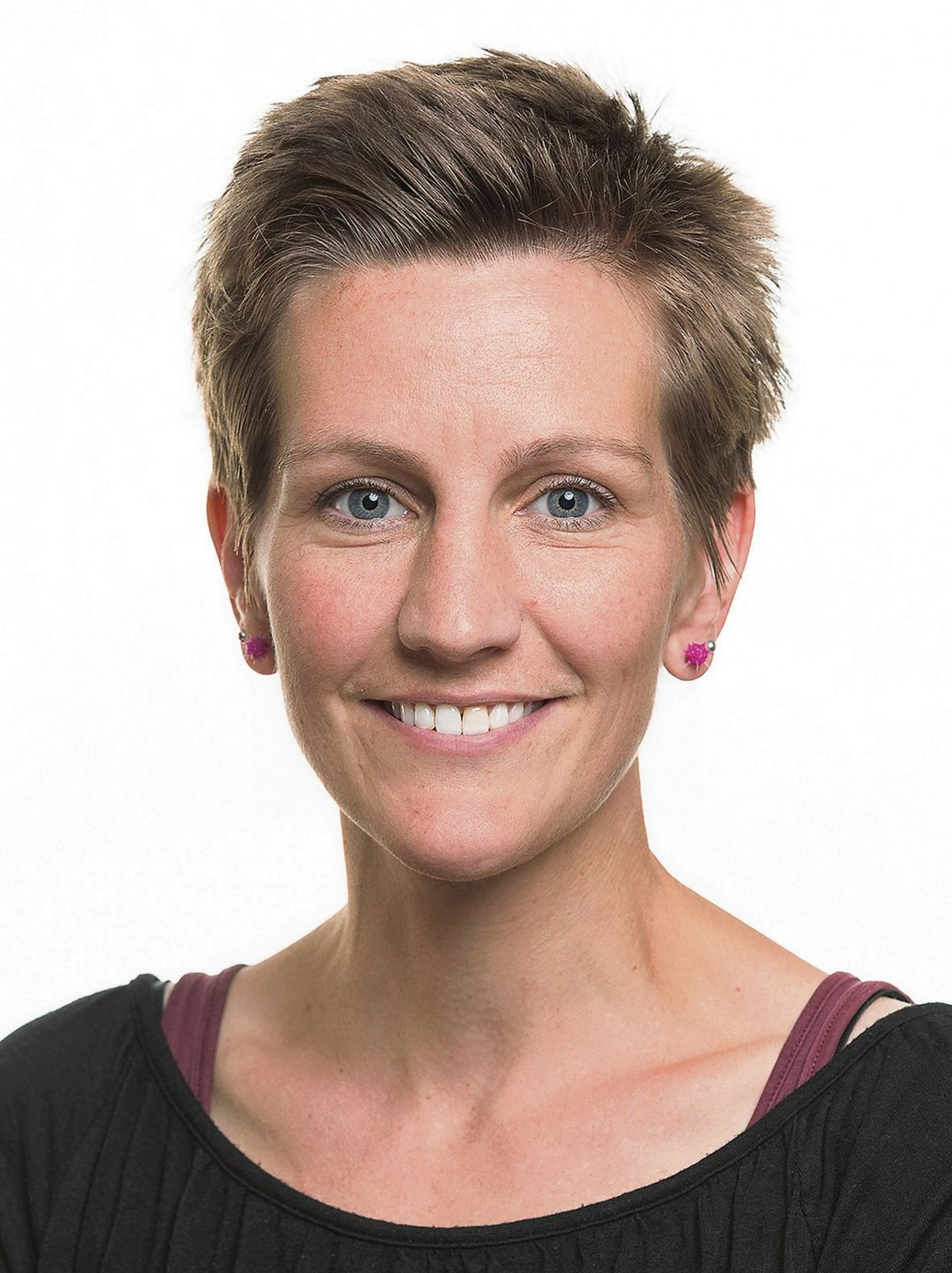 Sabrina Imfeld: Die Fachfrau für Schweinehaltung arbeitet als Lehrerin und Beraterin am BBZN Hohenrain. (Bild BBZN)