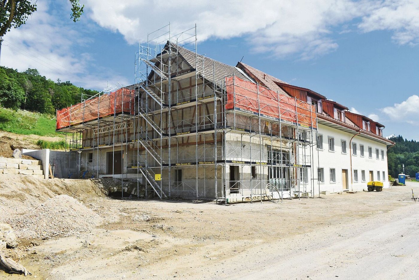 Auf dem Schaffhauser Längenberg entsteht ein Ensemble mit Gasthof, Angus-Rinderhaltung und Permakulturen.