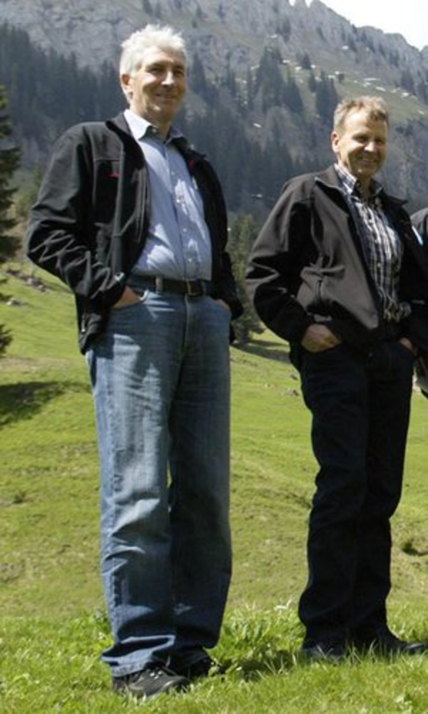 Erich von Siebenthal (rechts) soll Hansjörg Hassler als SAV-Präsidenten ablösen. (Bild: lid)