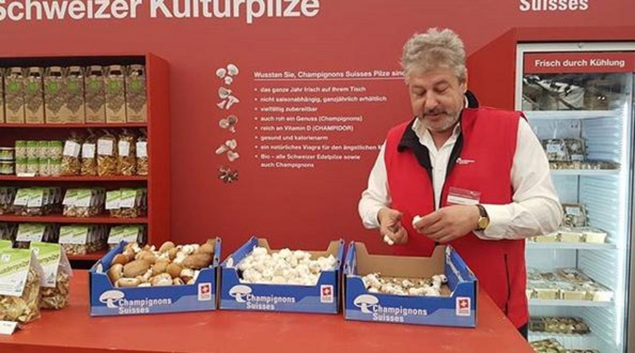 Der Stand von Champignons Suisse an der BEA 2019. (Champignon Suisse)