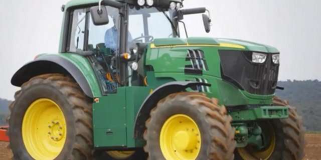 Der John Deere Sesam basiert auf dem 6R.  (Bild John Deere France)