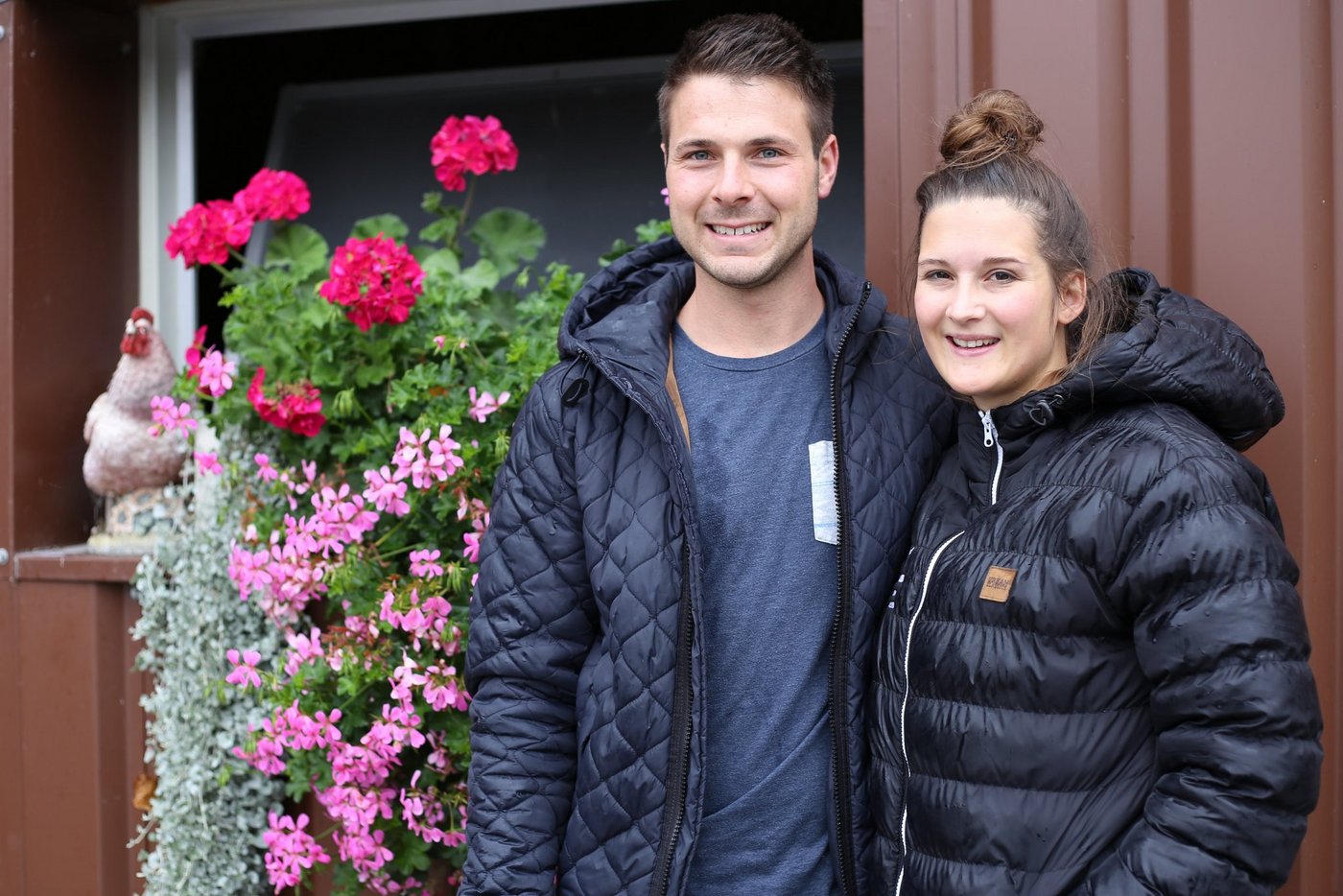 Loïc und Jana Niederhauser sind im April Eltern geworden. Seither ist die Familienzeit für Loic noch wichtiger. (Bilder lid/mg)