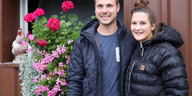 Loïc und Jana Niederhauser sind im April Eltern geworden. Seither ist die Familienzeit für Loic noch wichtiger. (Bilder lid/mg)