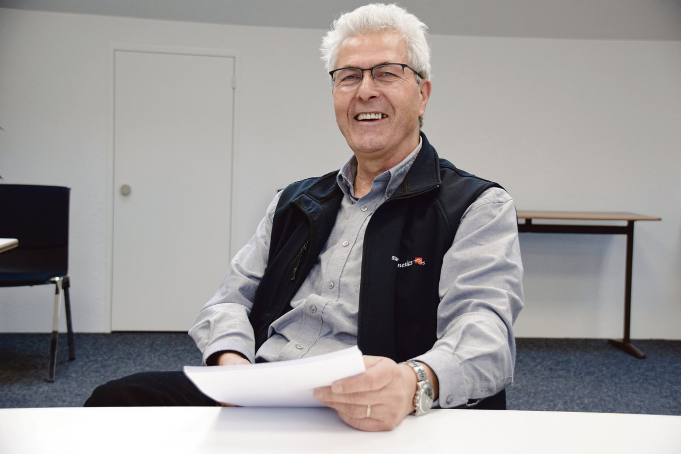 Der 63-jährige Richard Schmid hat in den 40 Jahren viele Veränderungen im Betrieb miterlebt. (Bild pf)