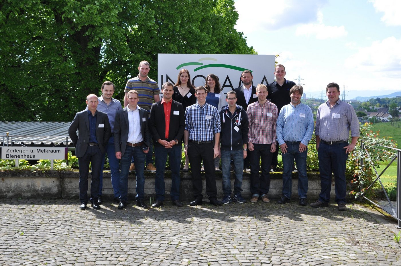 Die Abschlusklasse der Agrotechniker HF 2016 am Inforama Rütti BE.