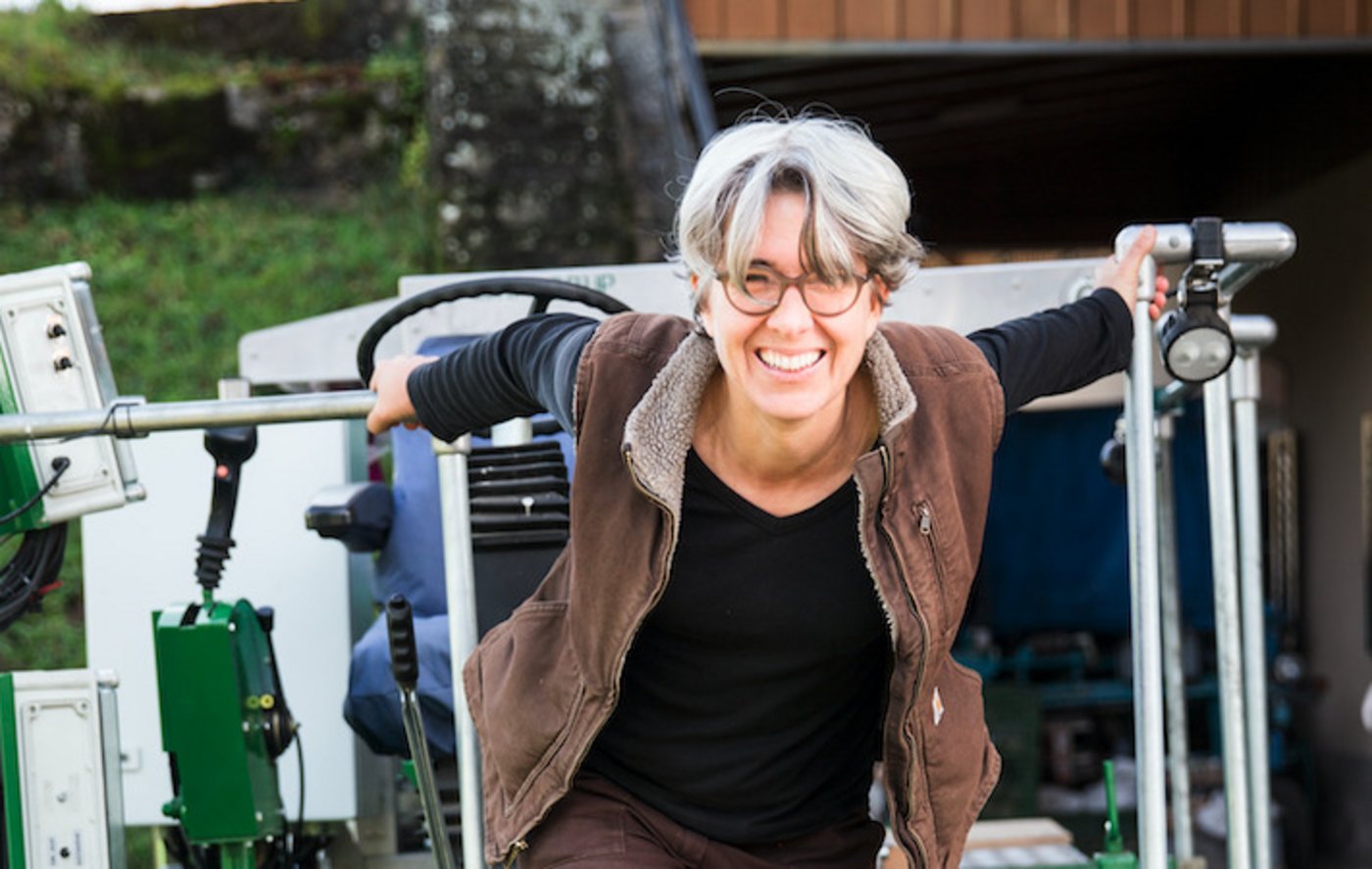 Franca dell'Avo, Fachfrau für Dinkel bei der Getreidezüchtung Peter Kunz. (Bild zVg)