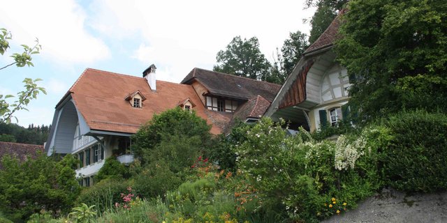 Die Hofenmühle in Wohlen b. Bern hat eine bewegte Vergangenheit. sie ist nicht mehr in Betrieb, dient jedoch als Schaumühle. (Bild Andrea Wyss) 