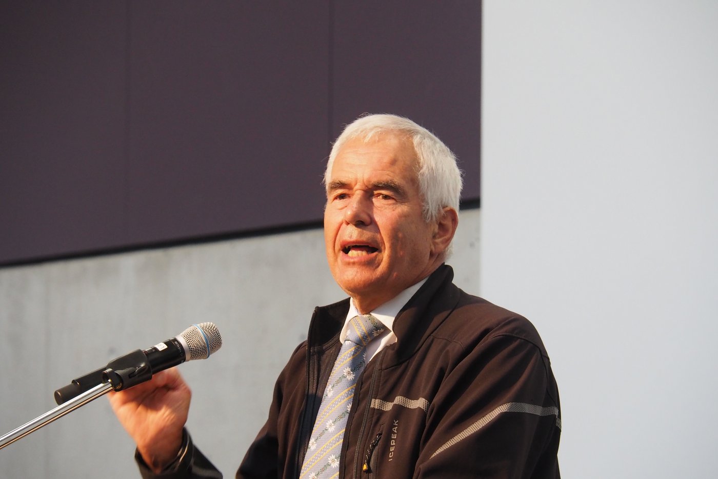 ZBV-Präsident Hans Frei bei seiner Ansprache.