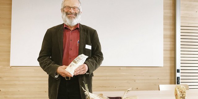 Hans Oppliger setzt sich als Geschäftsführer des Vereins «Rheintaler Ribelmais» für die Erhaltung eines Kulturguts ein. (Bild Alexandra Stückelberger)