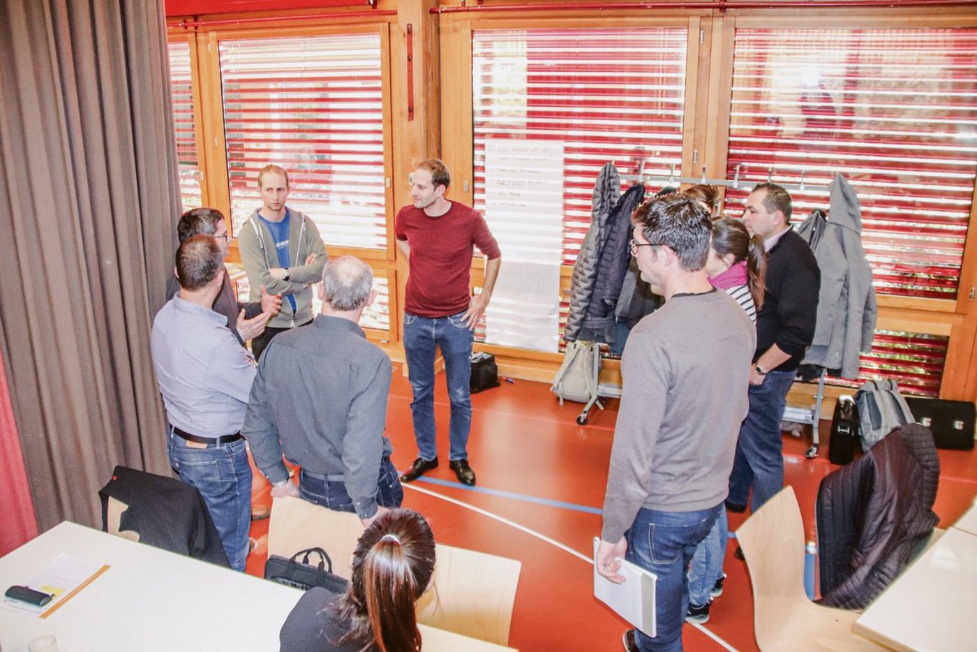 In einem kleinen Workshop wurde etwa diskutiert, wie man Städter überzeugt.(Bild Romü)