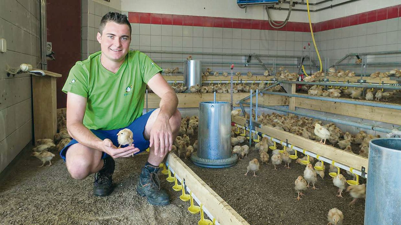 Das Preisgeld investierte Simon Lüscher in den Betrieb. Seine Devise: «Neues ausprobieren, Bestehendes optimieren.» (Bild Familie Lüscher)